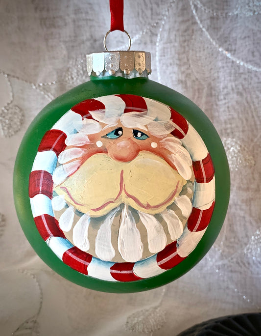 Santa - Shatterproof Christmas Ornament